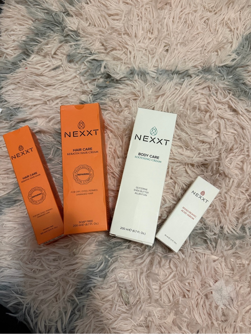 Nexx Orange & White Skincare and Hair Care Set